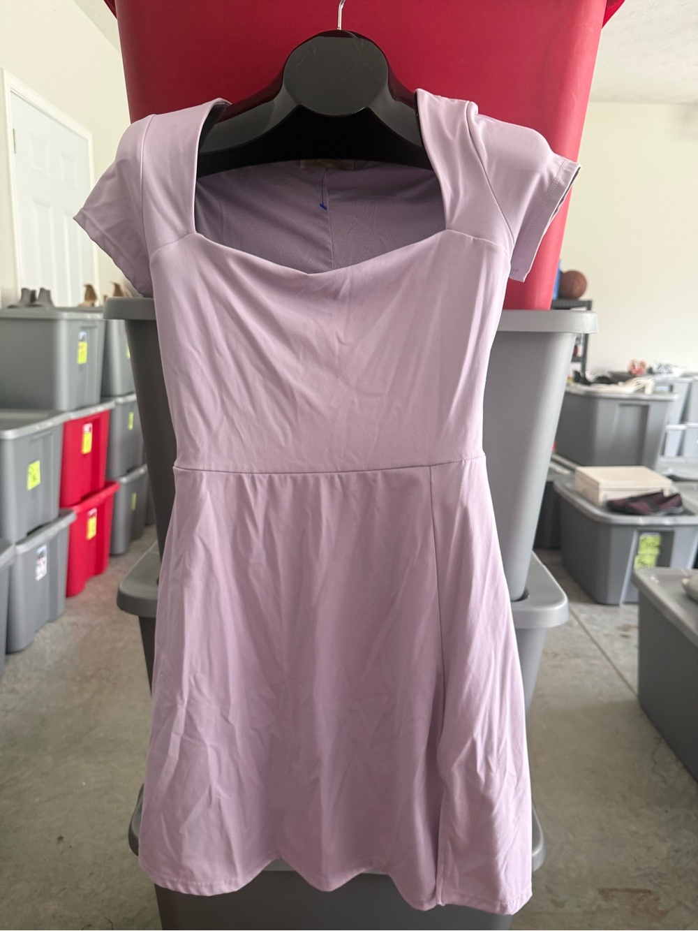 Lilac Fit-and-Flare Dress p20